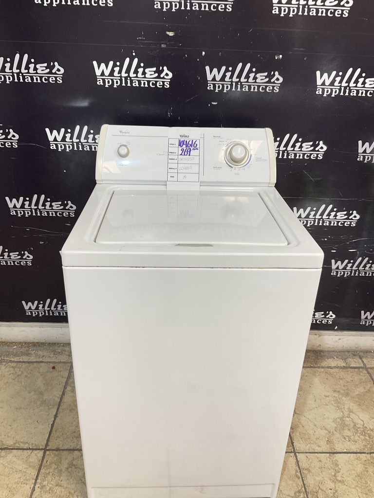 Whirlpool Used Washer Top-load 24inches (White) 