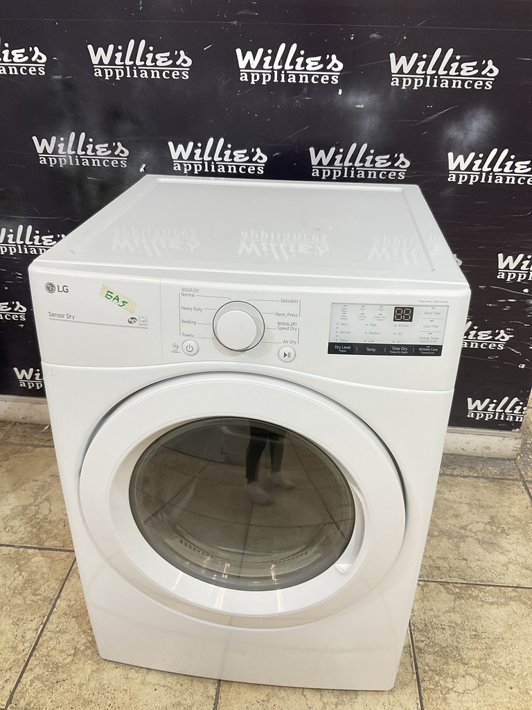 Lg Used Natural Gas Dryer 27inches (white) 