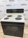 Ge Used Electric Stove 220volts (40/50 AMP) 30inches {no cord} (Bisque/Black) 
