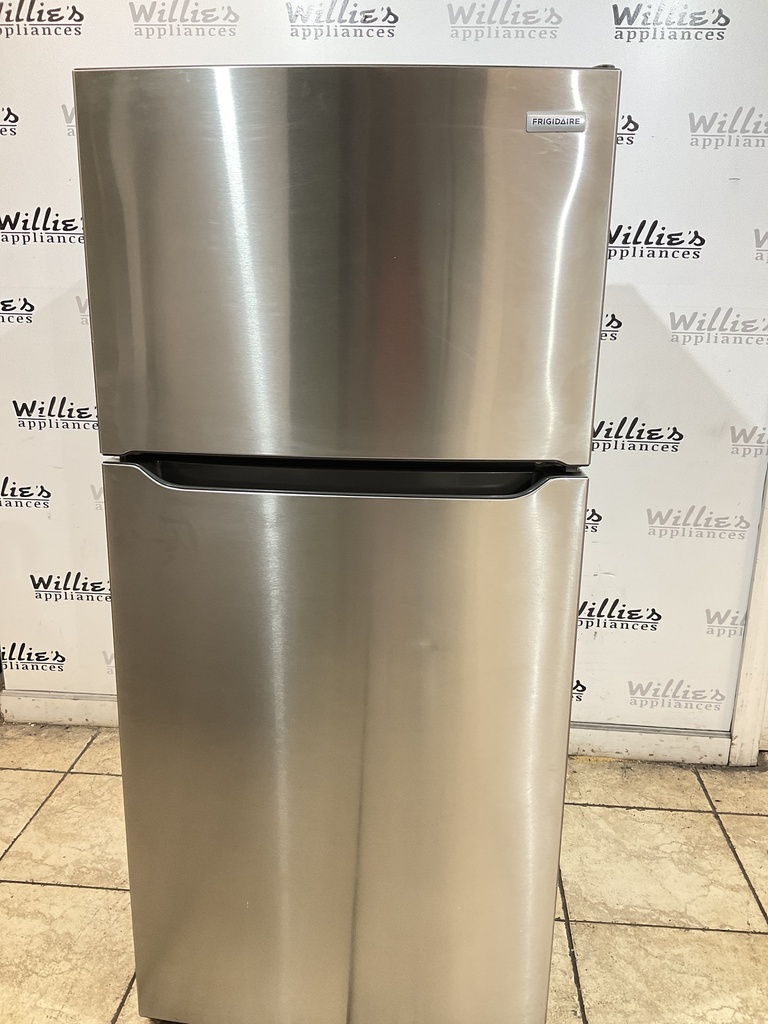 Frigidaire Used Refrigerator Top and Bottom 30x66 (Stainless Steel) 