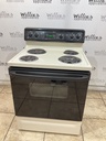 Ge Used Electric Stove 220volts (40/50 AMP) 30inches {no cord} (Bisque/Black) 