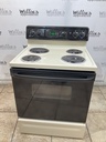 Ge Used Electric Stove 2220volts (40/50 AMP) 30inches {no cord} (Bisque/Black) 
