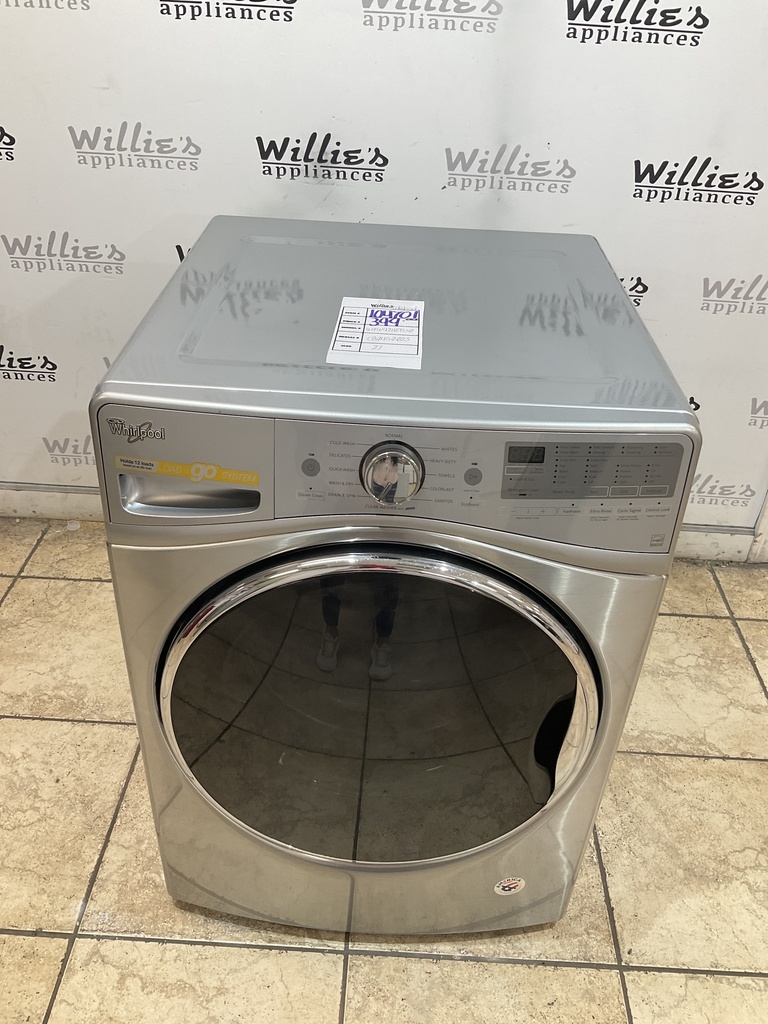 Whirlpool Used Washer Front-load 27inches (Grey) 