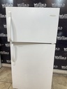 Frigidaire Used Refrigerator Top and Bottom 28x59 1/2 (White) 