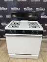 Hotpoint Used Natural Gas Stove 30inches (White/Black) 
