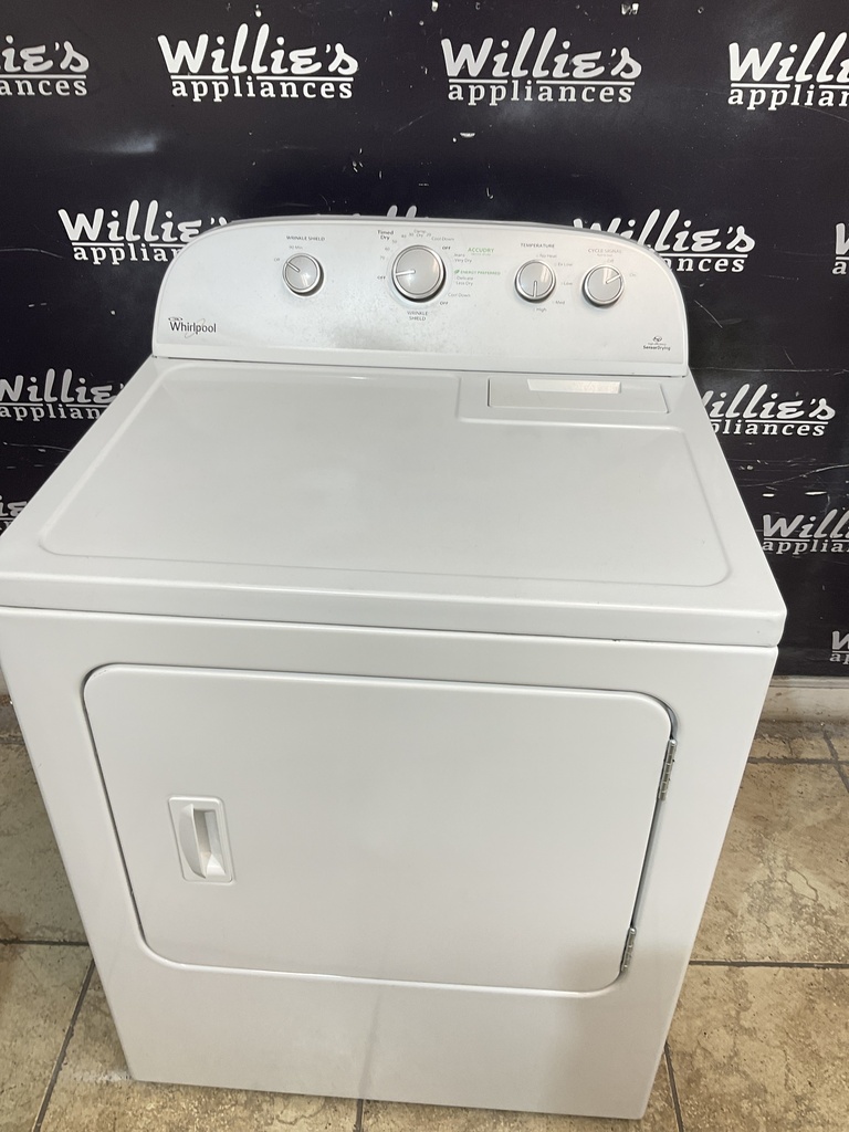 Whirlpool Used Electric Dryer 220volts (30 AMP) 29inches {3 prong} (White) 