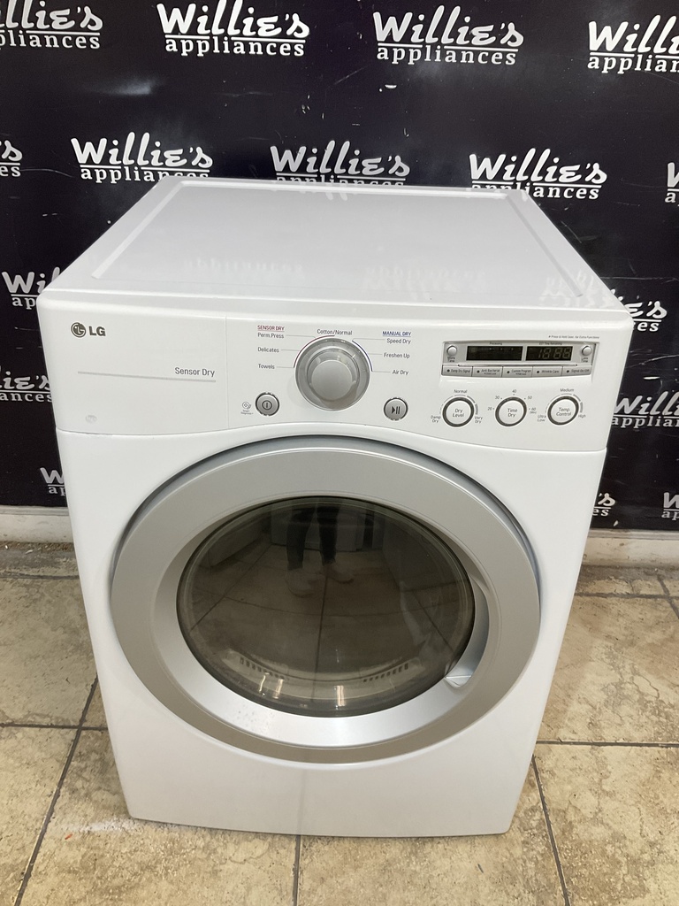 Lg Used Electric Dryer 220volts (30 AMP) 27inches {3 prong} (White) 