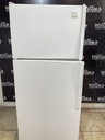 Whirlpool Used Refrigerator Top and Bottom 28x63 (white) 
