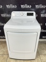 Lg Used Electric Dryer 220volts (30AMP) 27inches {no cord} (white) 