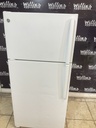 Ge Used Refrigerator Top and Bottom 28x61 1/2” (White) 