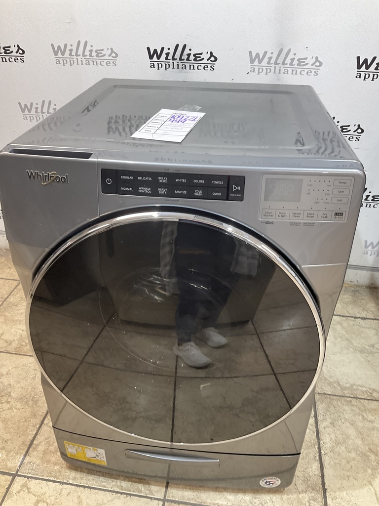 Whirlpool Used Washer Front-load 27inches (Grey) 