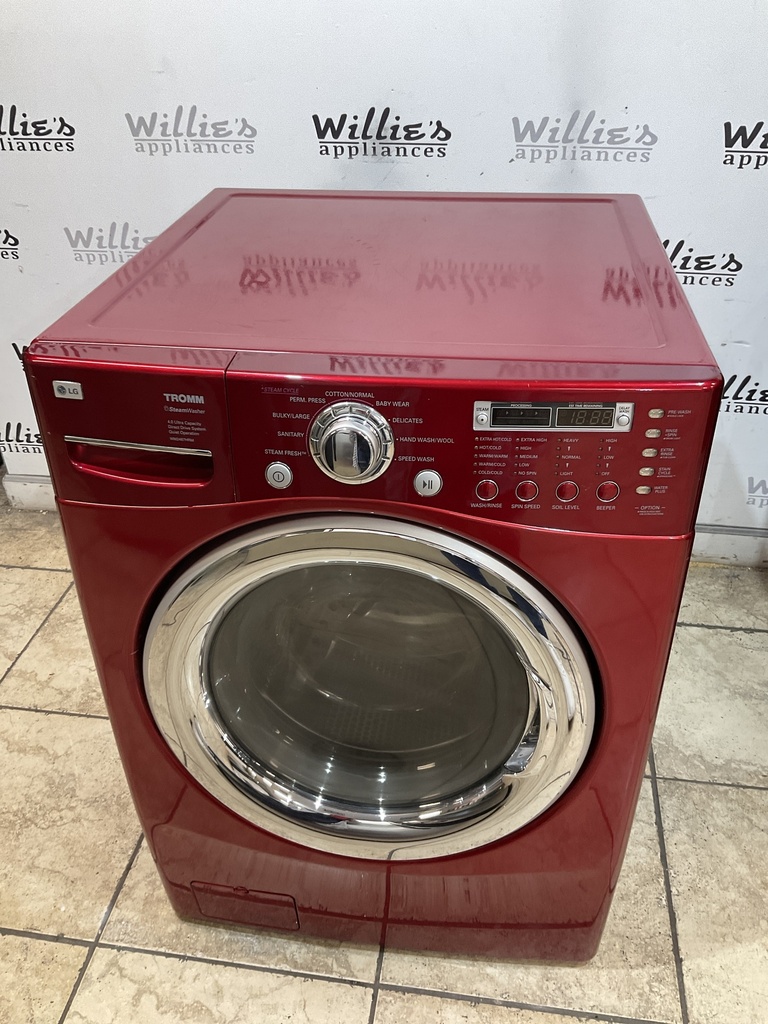 Lg Used Washer Front-load 27inches (Red) 