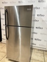Frigidaire Used Refrigerator Top and Bottom 28 1/2” x 65” (Stainless Steel) 