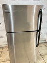 Frigidaire Used Refrigerator Top and Bottom 28x 60 1/2” (Stainless Steel) 