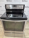 Whirlpool Used Electric Stove 220volts (40/50 AMP) 30inches {no cord} (Stainless Steel) 