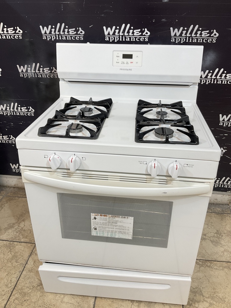 Frigidaire Used Natural Gas Stove 30inches (White) 