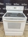 Ge Used Electric Stove 220volts (40/50 AMP) 30inches {4 prong} (White) 