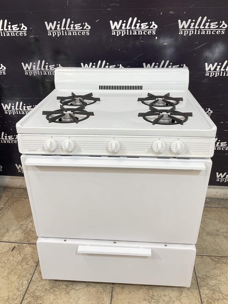 Premier Used Natural Gas Stove 30inches (white) 