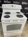 Ge Used Electric Stove 220volts (40/50 AMP) 30inches {no cord} (White) 