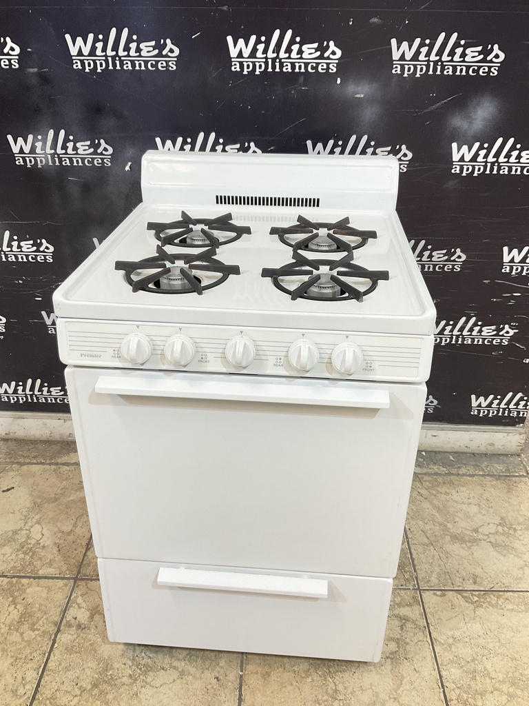 Premier Used Natural Gas Stove 24inches (White) 