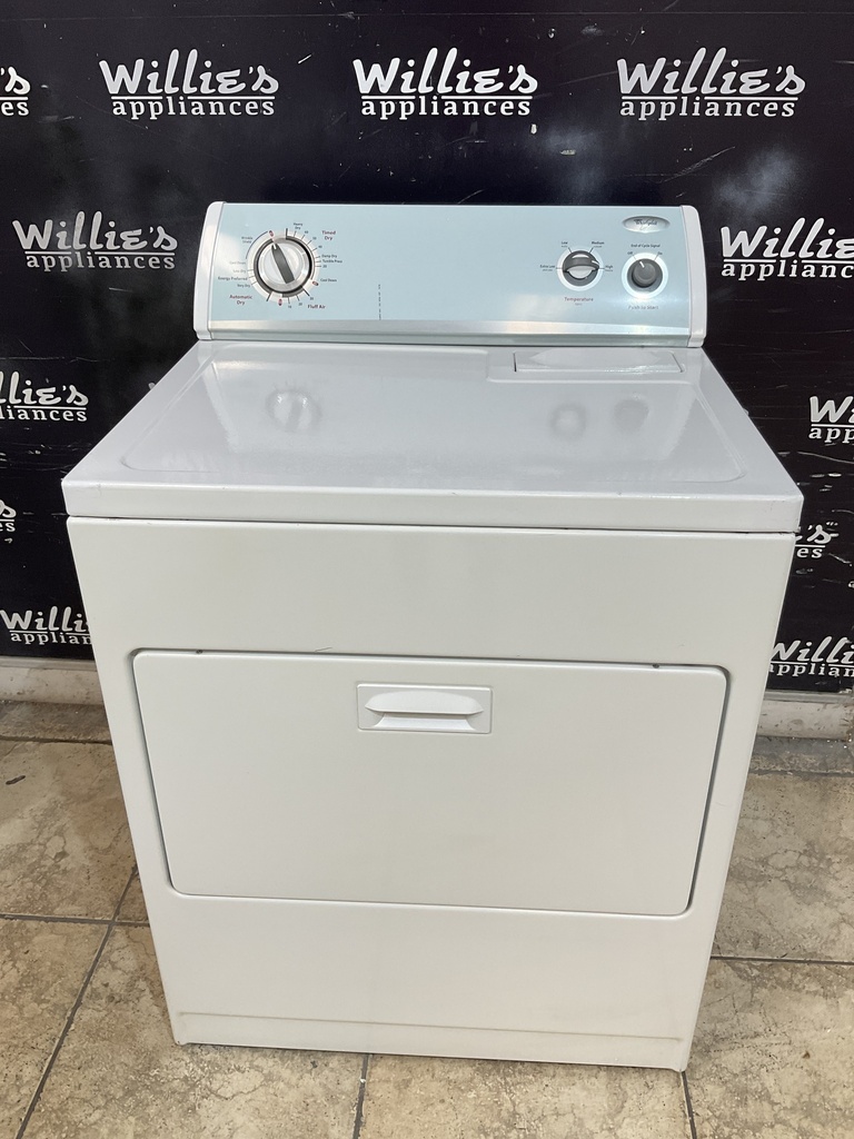 Whirlpool Used Electric Dryer 220volts (30 AMP)  29inches {3 prong} (White) 