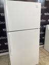Whirlpool Used Refrigerator Top and Bottom 30x66 (White) 