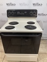 Ge Use Electric Stove 220volts (40/50 AMP) 30inches {3 prong} (Bisque/Black) 