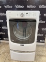 Maytag Used Electric Dryer 220volts (30 AMP) 27inches {4 prong}  (white) 