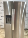 Whirlpool Used Refrigerator Side by Side Counter Depth 36x68 1/2” (Stainless Steel) 