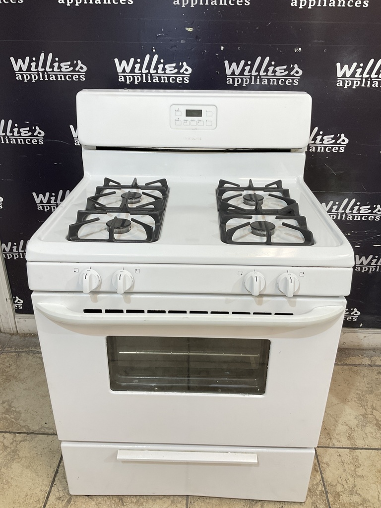 Frigidaire Used Natural Gas Stove 30inches (White) 