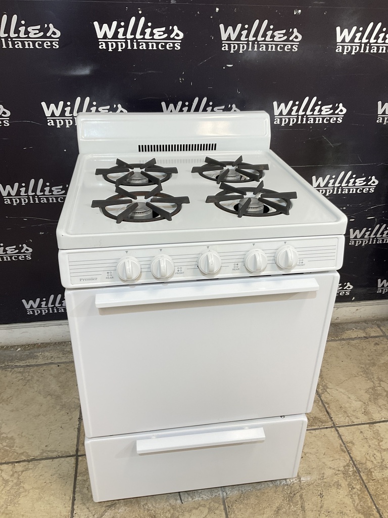 Premier Used Natural Gas Stove 24inches (White) 