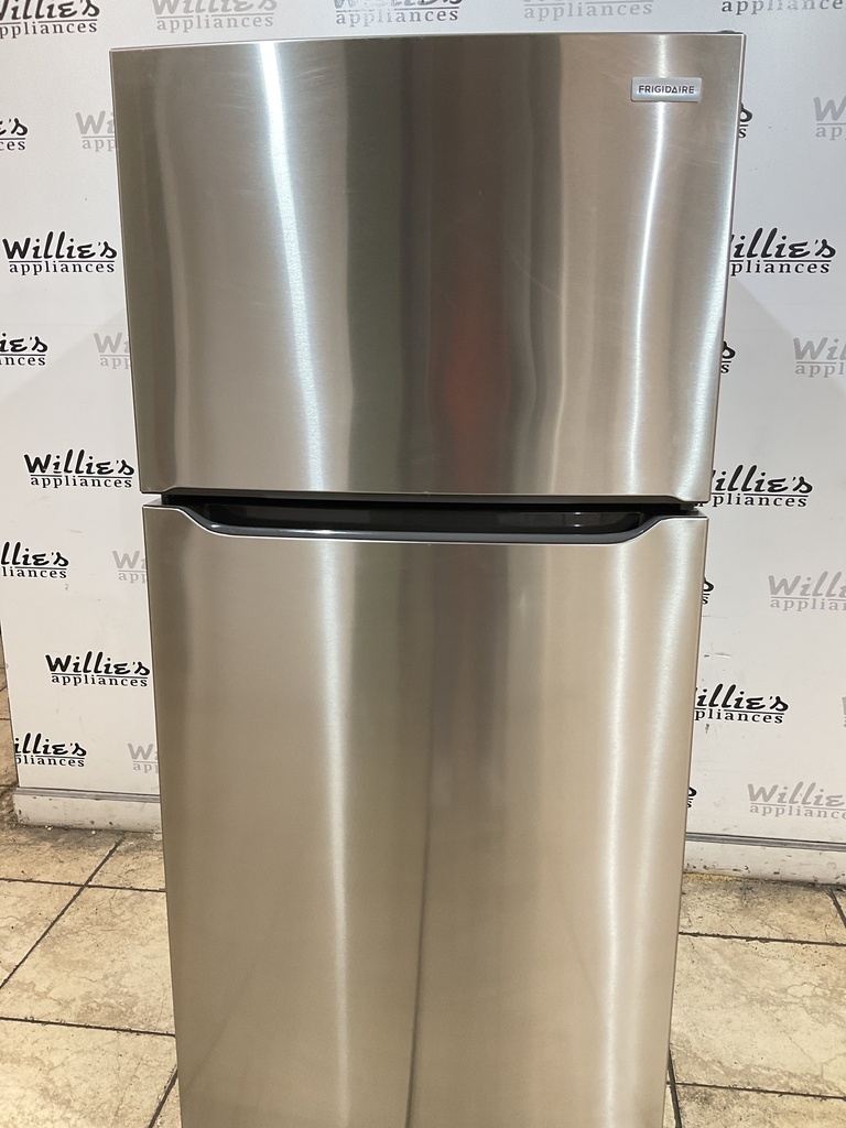 Frigidaire Used Refrigerator Top and Bottom 30x66 (Stainless Steel) 