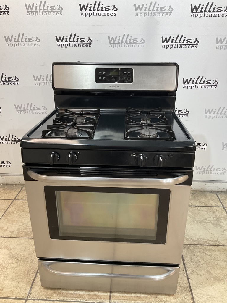 Frigidaire Used Natural Gas Stove 30inches (Stainless Steel) 