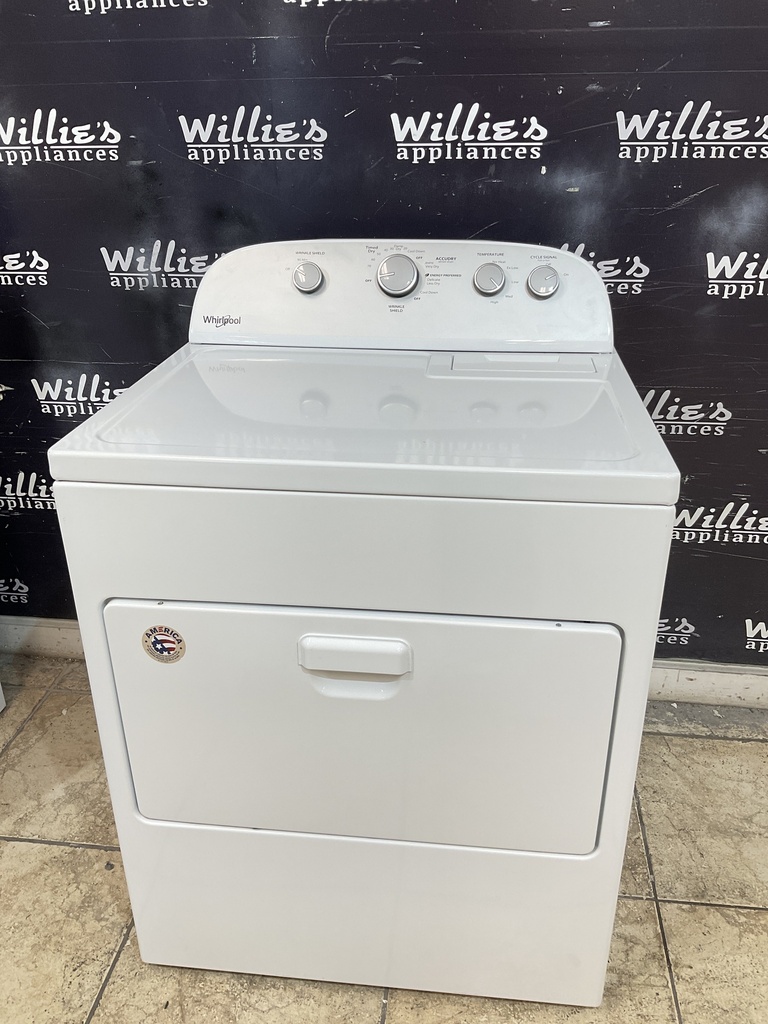 Whirlpool Used Electric Dryer 220volts (30 AMP) 29inches {3 prong} (White) 