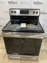 Frigidaire Used Electric Stove 220volts (40/50 AMP) 30inches {no cord} (Stainless steel) 
