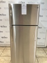 Ge Used Refrigerator Top and Bottom 28x66 1/2” (Stainless Steel) 