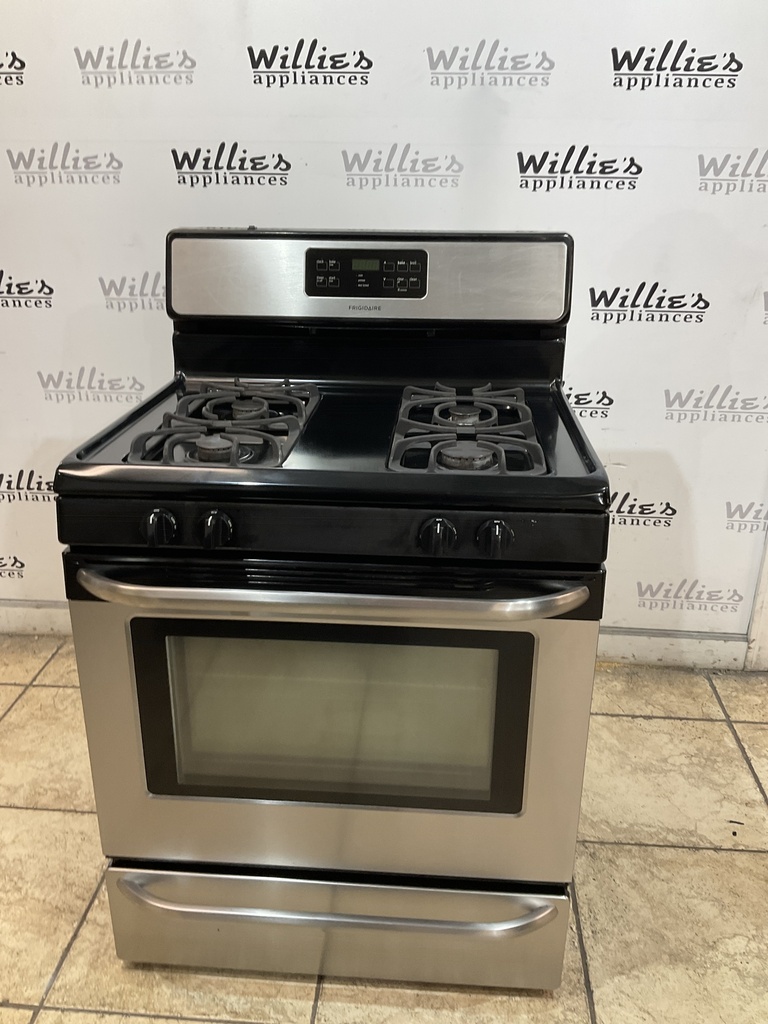 Frigidaire Used Natural Gas Stove 30inches (Stainless Steel)