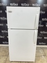 Frigidaire Used Refrigerator Top and Bottom 28x59 1/2” (White) 