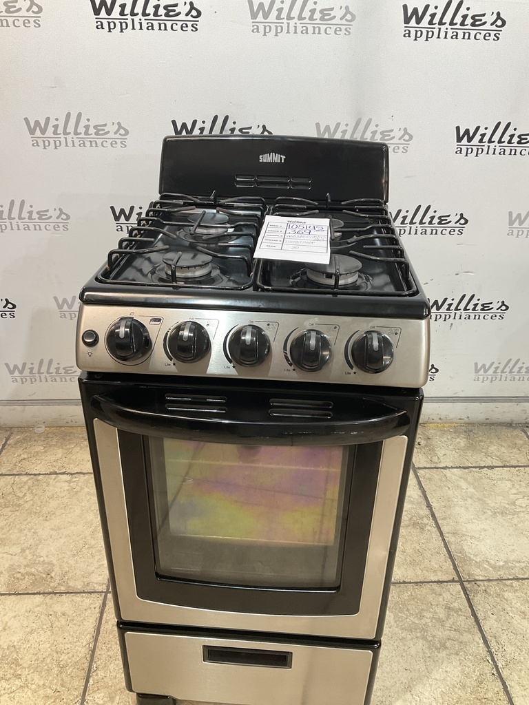 Summit Used Natural Gas 20inches (Stainless Steel) 