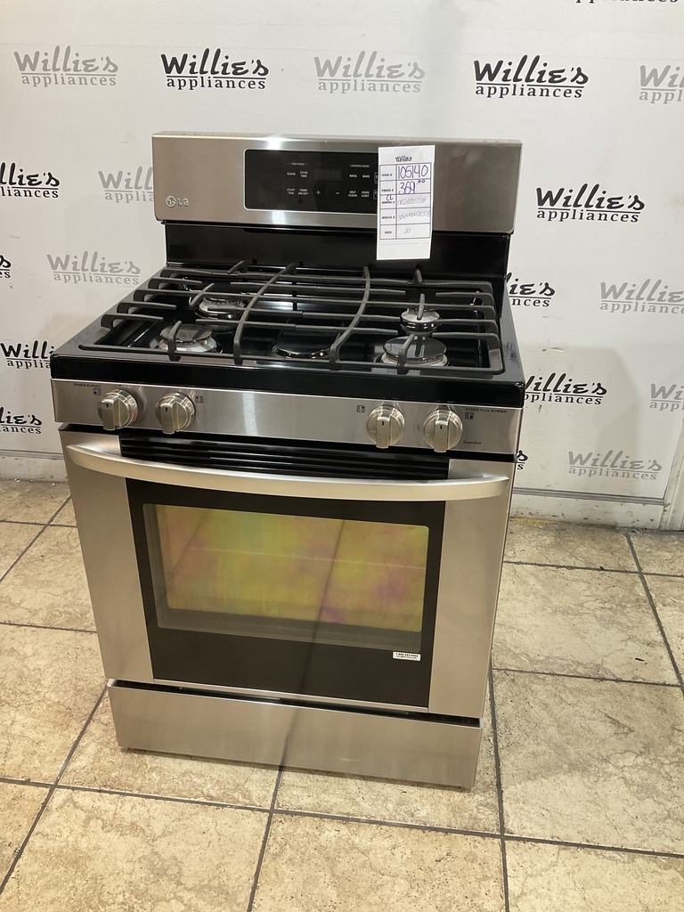 Lg Used Natural Gas Stove 30inches (Stainless Steel) 