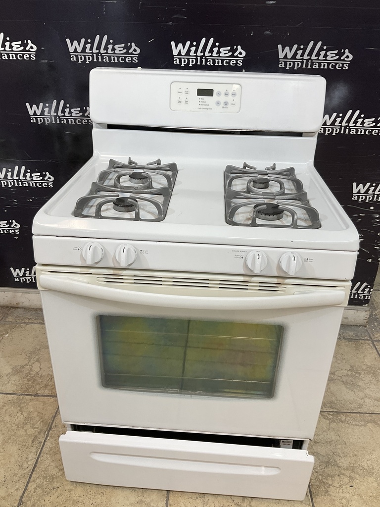 Frigidaire Used Natural Gas Stove 30inches (White) 