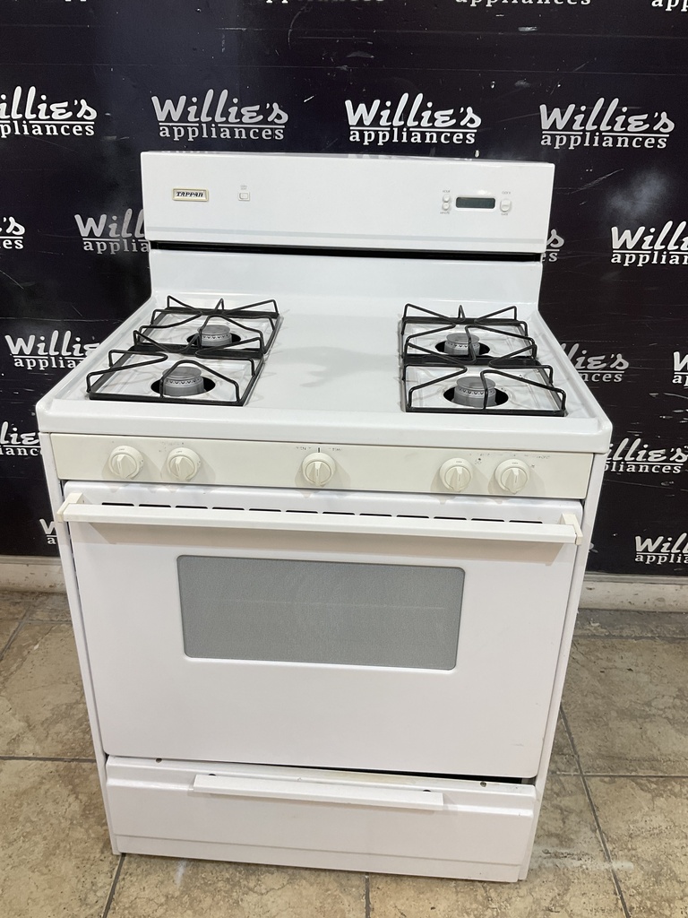 Tappan Used Natural Gas Stove 30inches (White) 