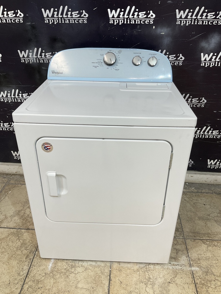 Whirlpool Used Electric Dryer 202volts (30 AMP) 29inches {3 prong} (White) 