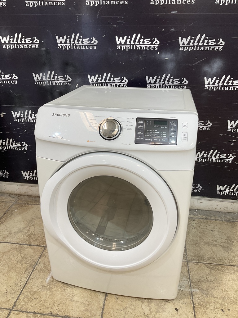 Samsung Used Electric Dryer 220volts (30 AMP) 27inches {3 prong} (White)