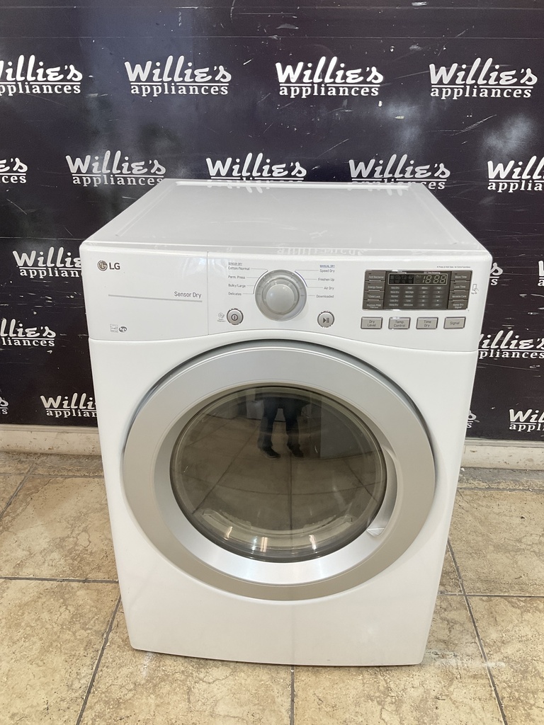 Lg Used Electric Dryer 220volts (30 AMP) 27inches {3 prong} (White) 