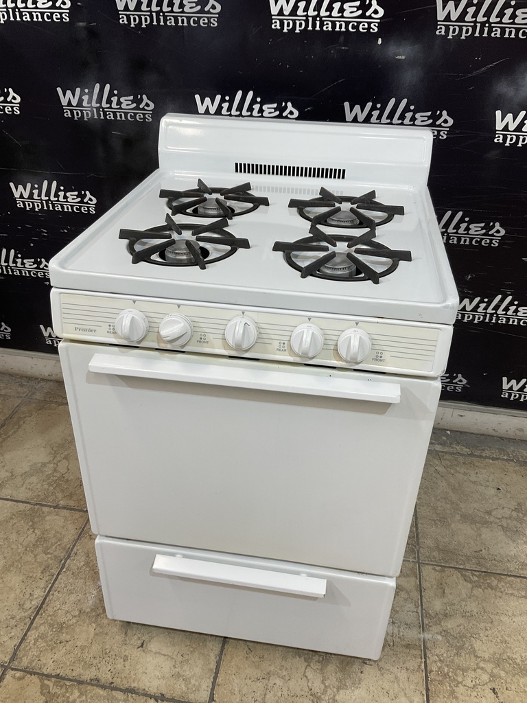 Premier Used Natural Gas Stove 24inches (white) 