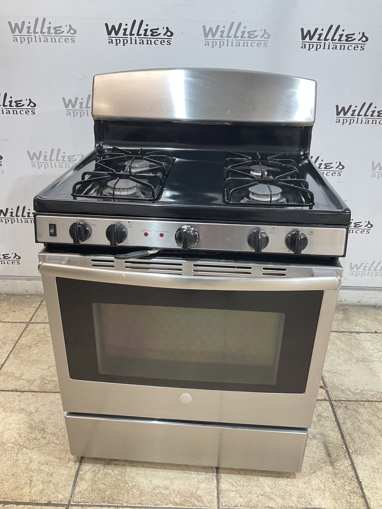 Ge Used Natural Gas Stove 30inches (stainless steel) 