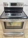 Frigidaire Used Electric Stove 220volts (40/50 AMP) 30inches {4 prong} (Stainless steel) 