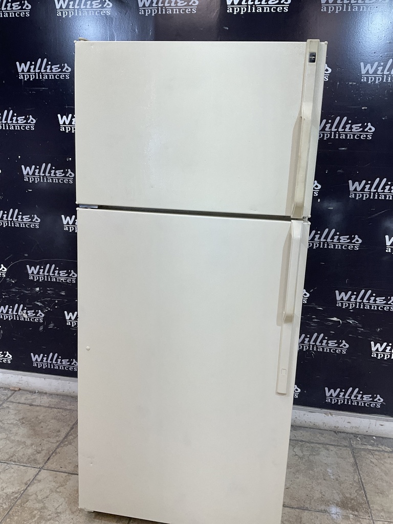 Hotpoint Used Refrigerator Top and Bottom 28x64 1/2” (bisque) 