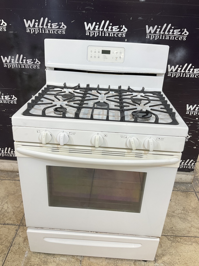Frigidaire Used Natural Gas Stove 30inches (white) 